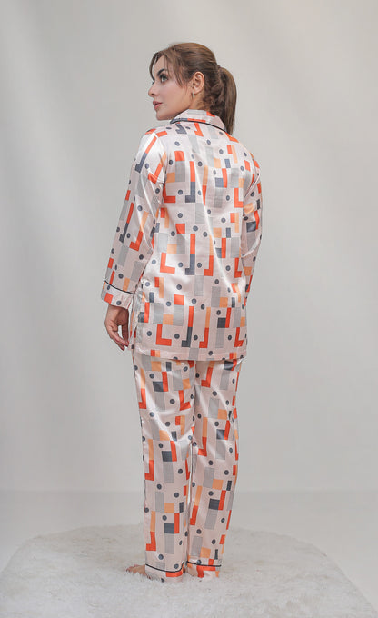Valerie Women Printed Pajama Set  VL-CLASSIC-15